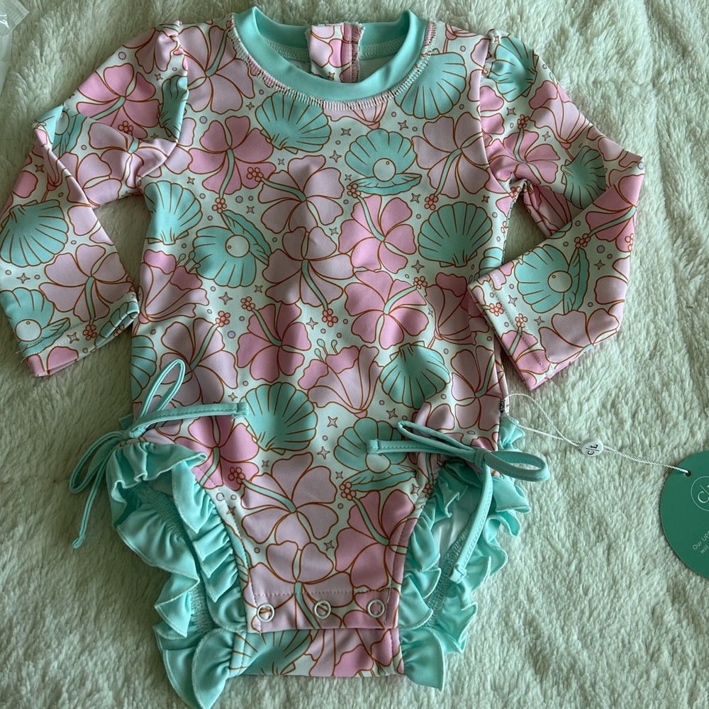 NEW 12-18 month Caden Lane girls swimsuit